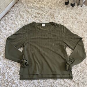 ZYIA Olive Long Sleeve Women's Top